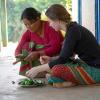 peace corps volunteer and woman