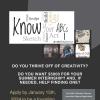 flyer with info about the opportunity