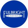 fulbright logo in blue circle