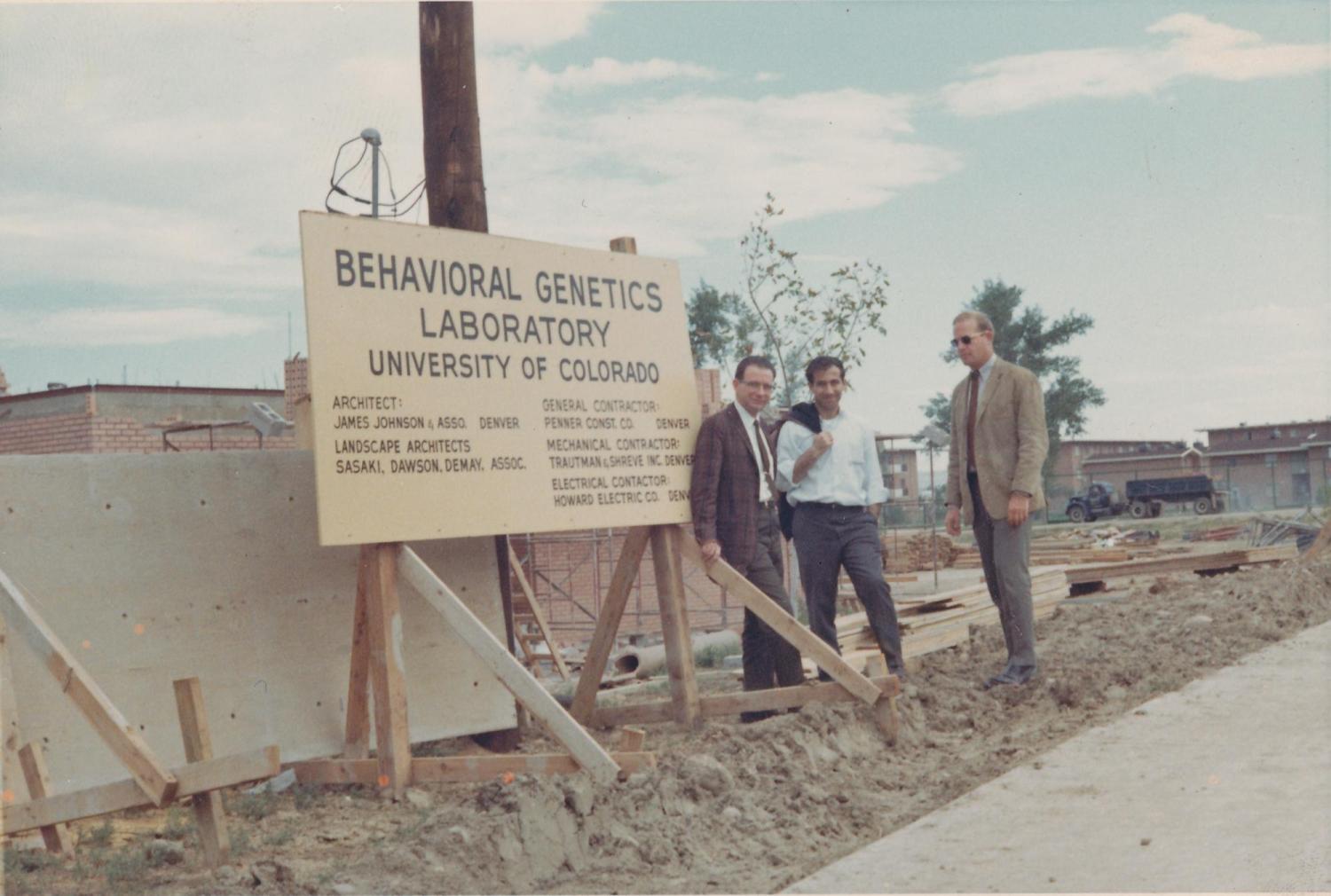 The IBG building under construction.