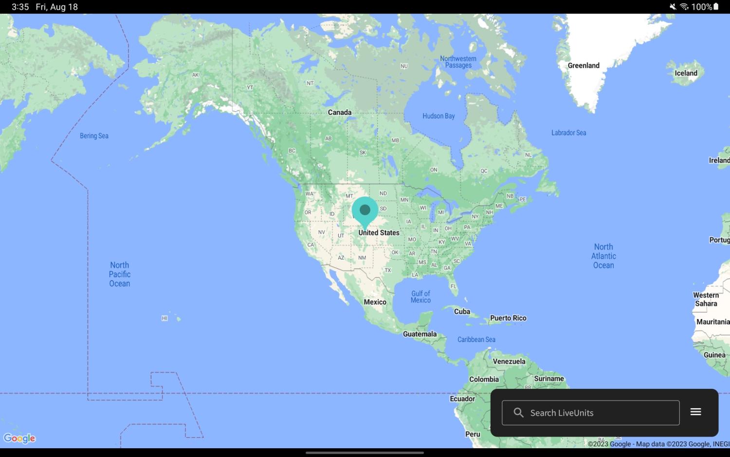 LVT app map