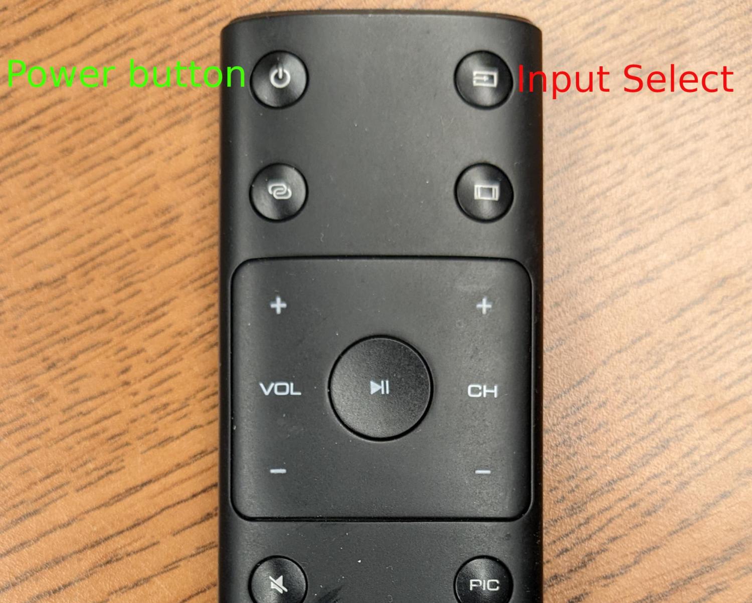 Vizio remote
