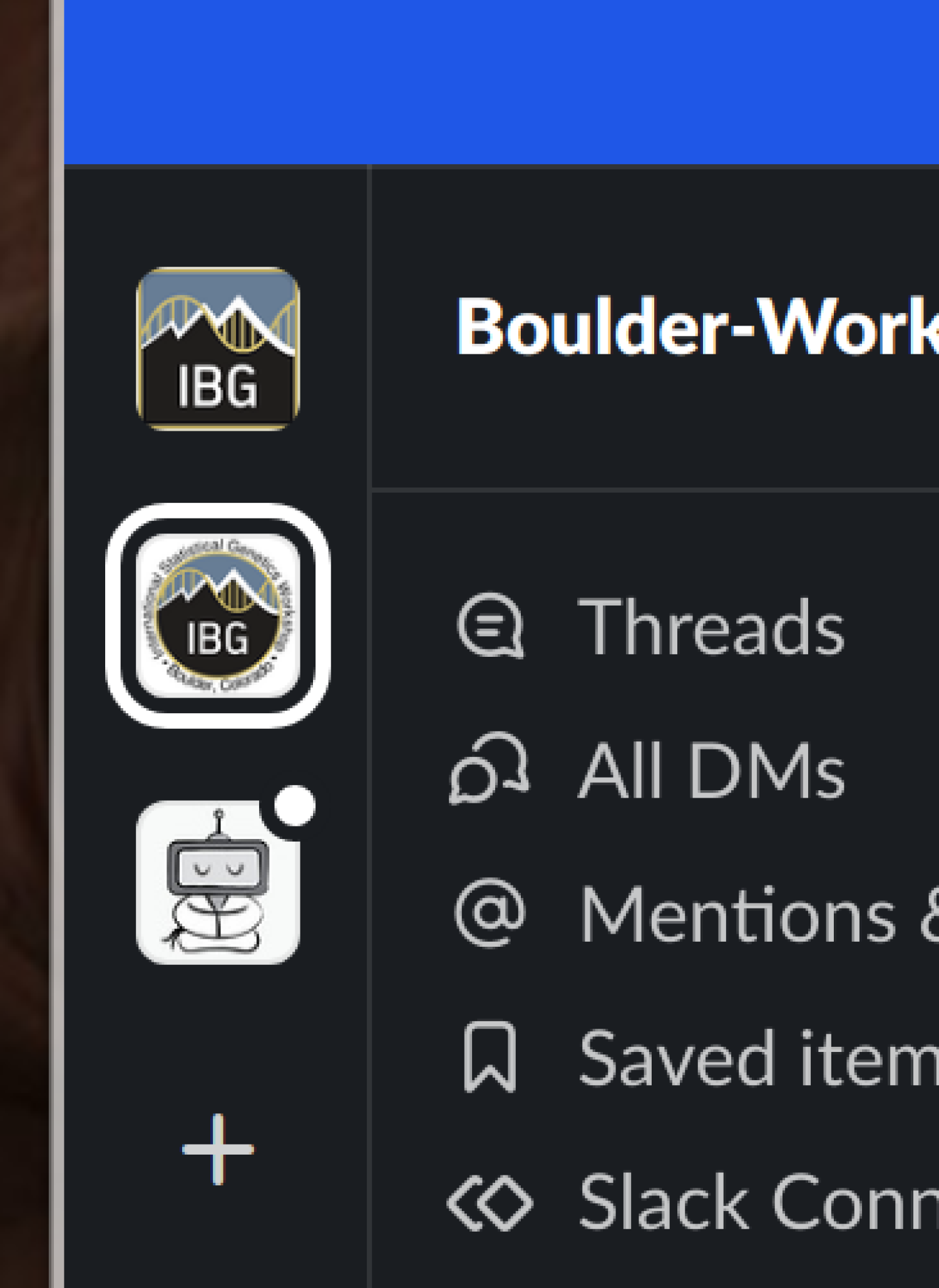 Slack workspaces