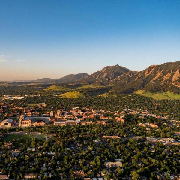CU aerial view