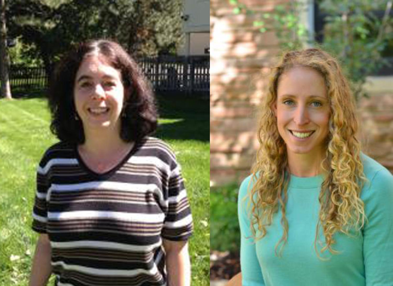 Jennifer Jacobs (left) and Katie Van Horne (right).