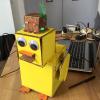 Paper duck robot.