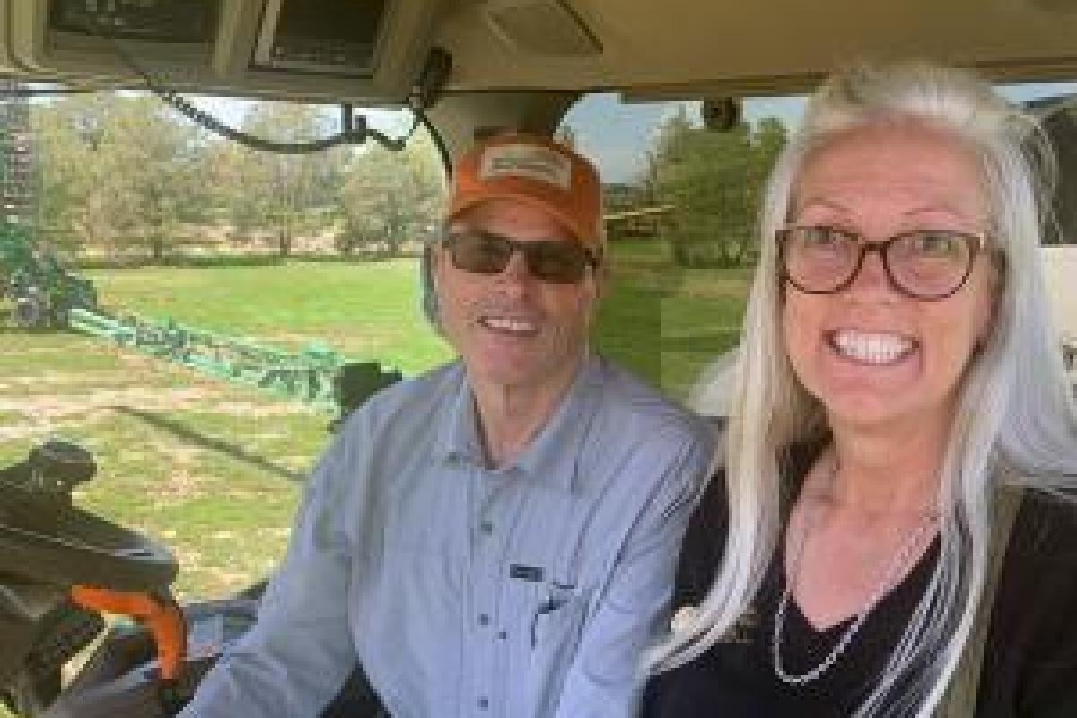 Regent Callie Rennison during this week's outreach trip to Colorado's eastern plains.