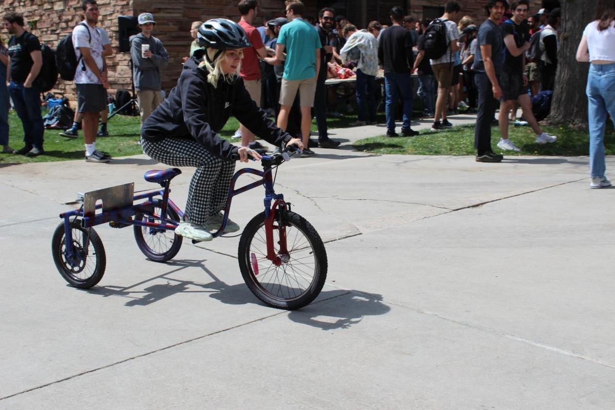 student driving drill-powered vehicle