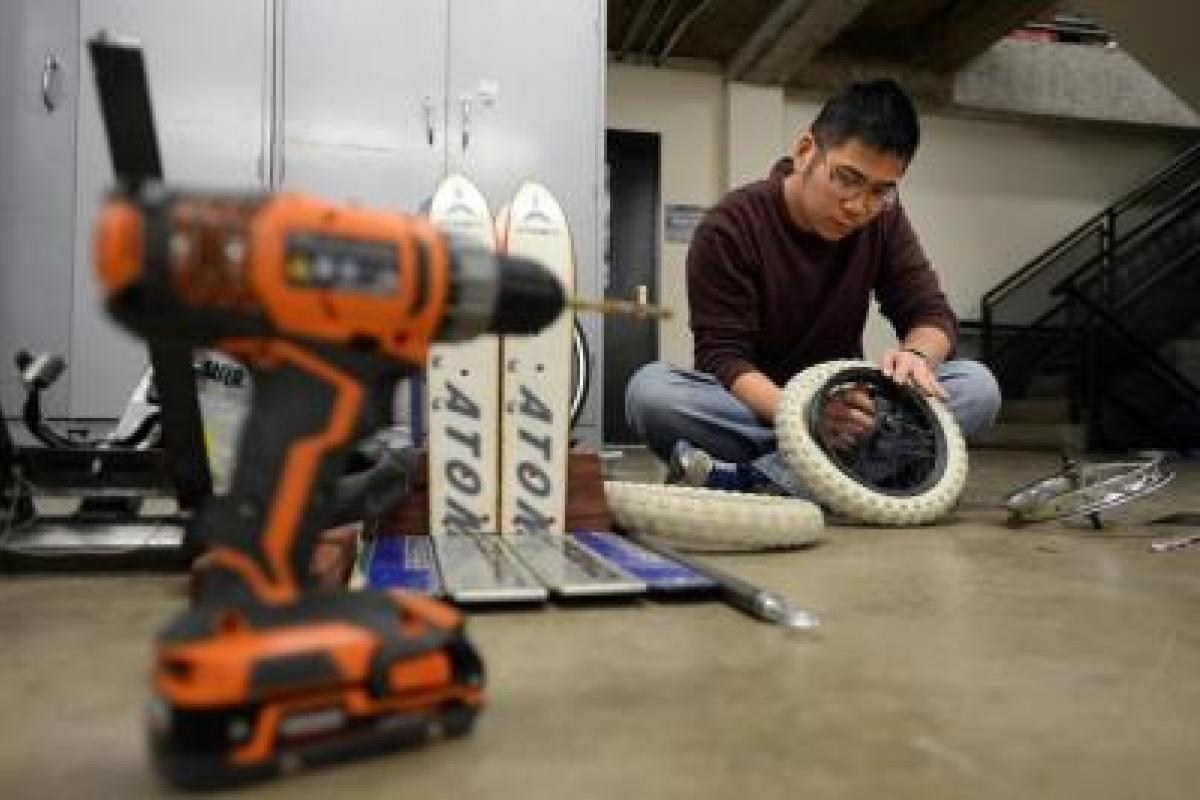 Drill powered vehicle