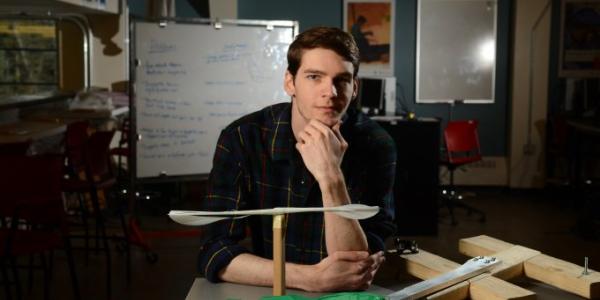 CU Boulder student designs new wind turbine