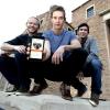 Creators of the Qualify app from left to right Jack Elder, Sean Chenoweth and Keenan Olsen on the CU Boulder Campus last week. (Paul Aiken / Staff Photographer)