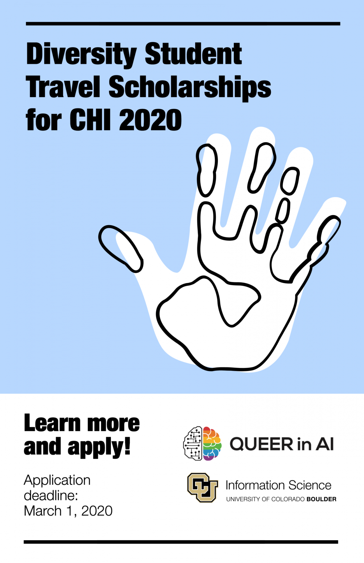 poster for scholarship