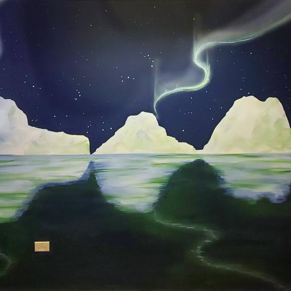 Mural by Josh Bertolini - Aurora on Ice