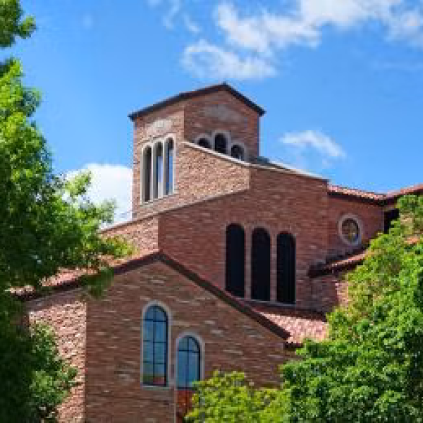 main campus in summer