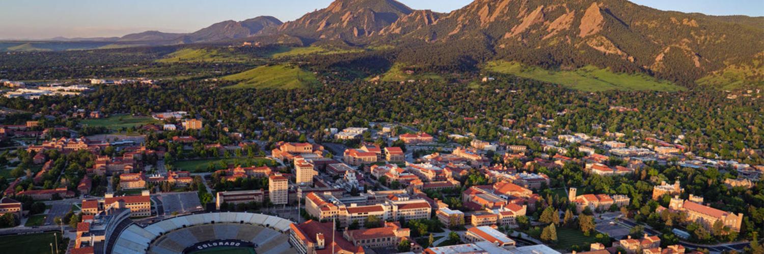 Aerial view of campus