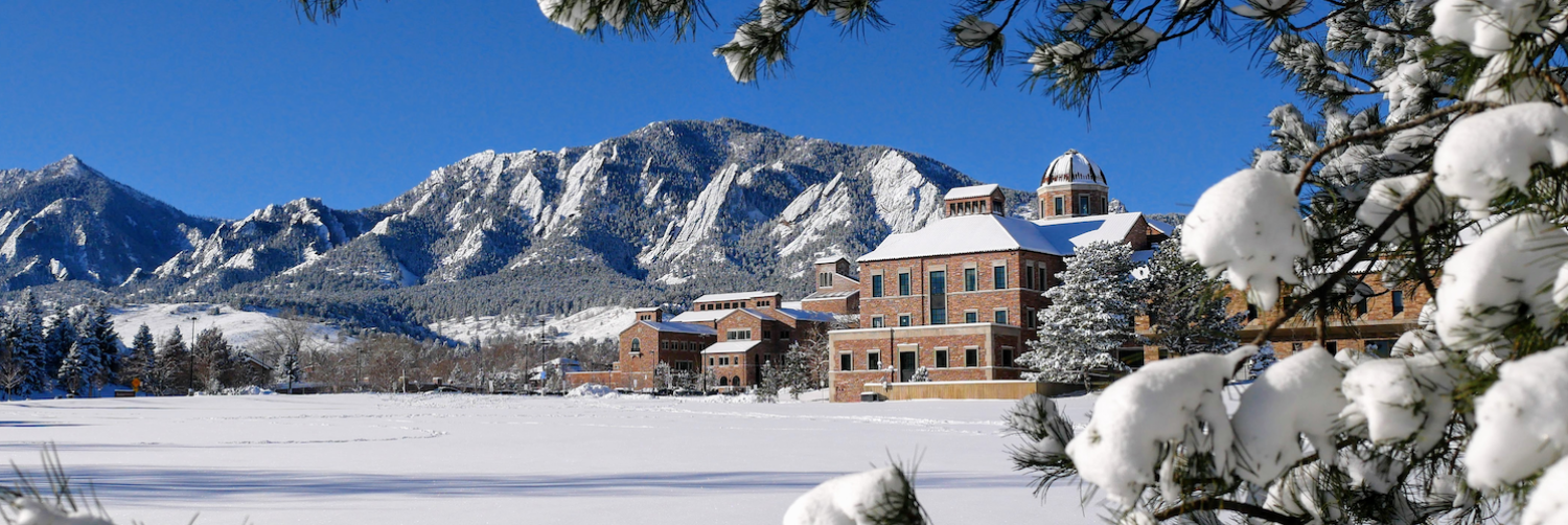 campus in winter
