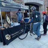 bike to work day at CU rec center