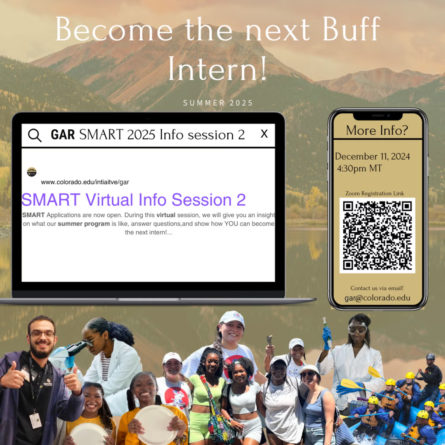 SMART intern opportunity poster