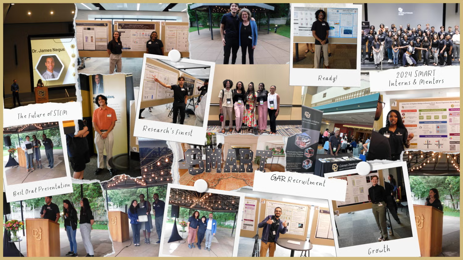 SMART poster session in photo montage
