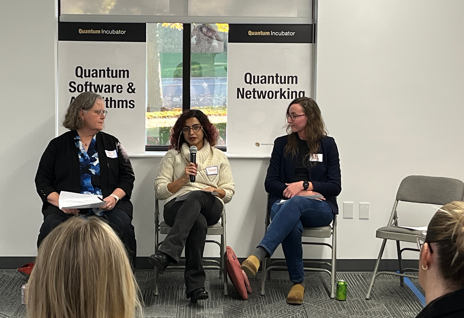 Speakers at the Women in Quantum event