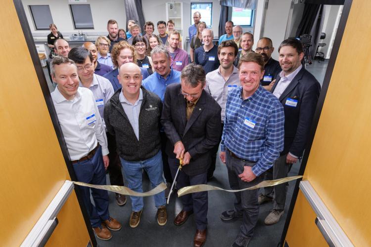QEI Lab ribbon cutting