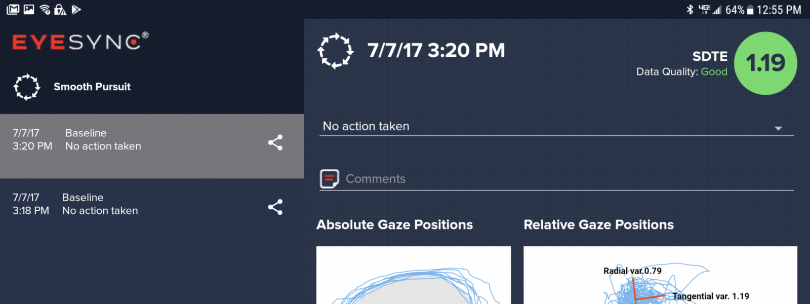 EyeSync Output