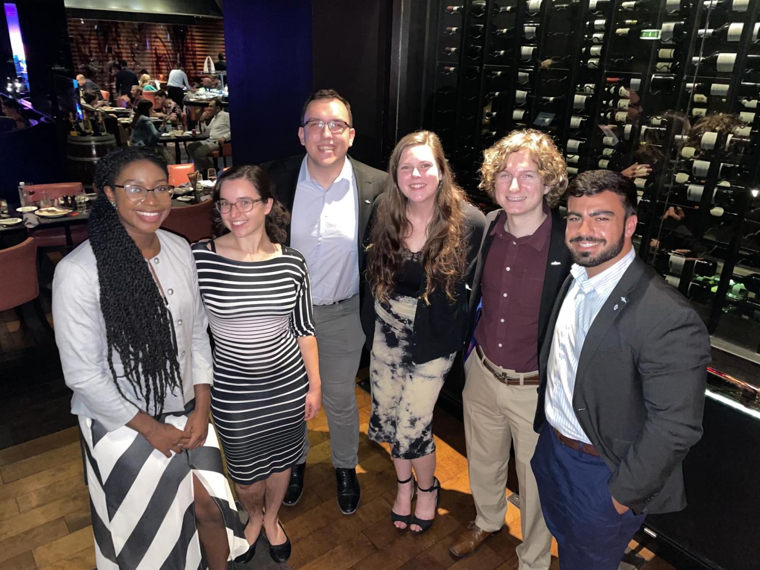 Future Space Leaders Foundation Award Recipients. Among the recipients were Andrew and Molly, pictured here second and third from the right respectively.