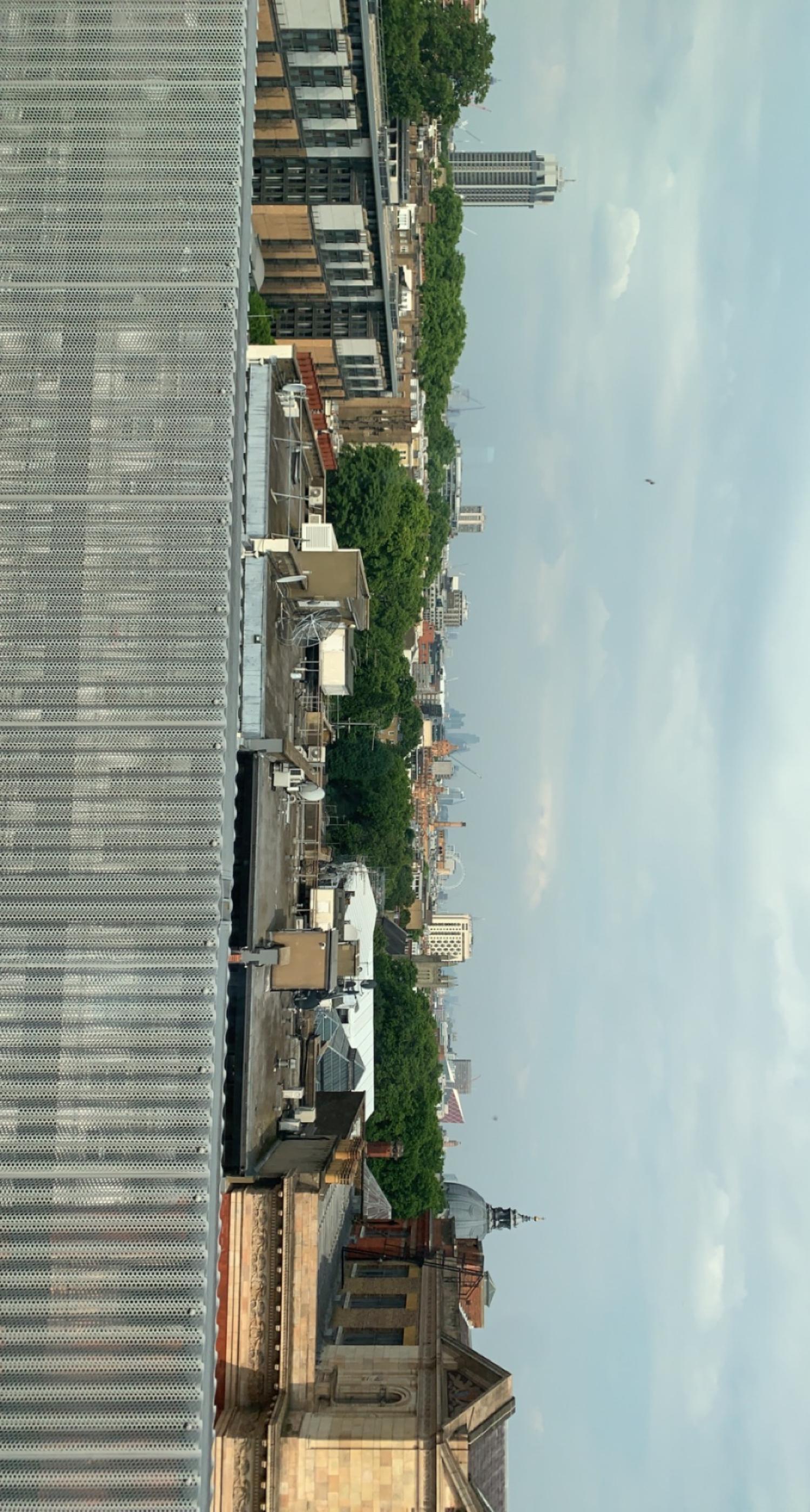 The view from the conference center