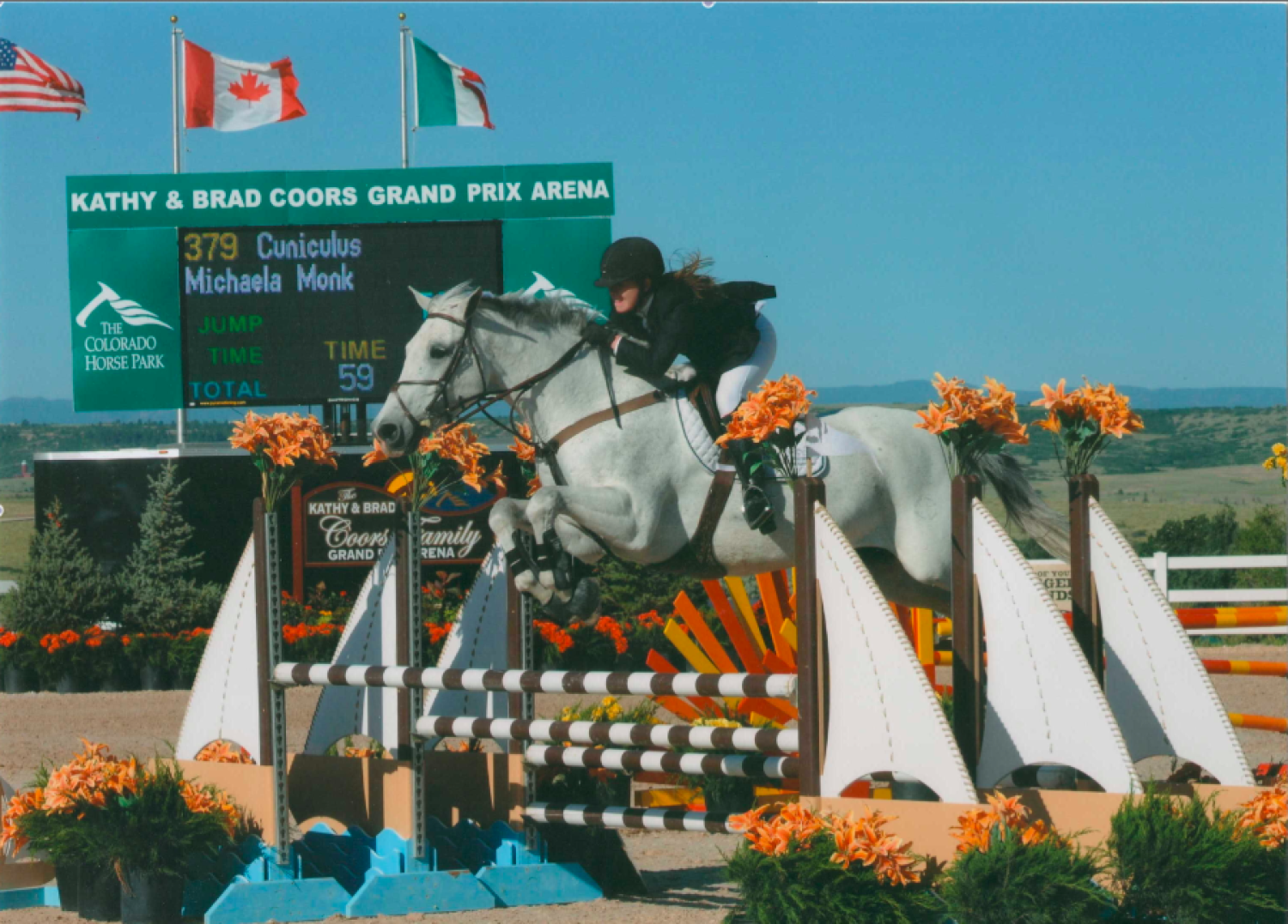 michaela sheppard jumping horse