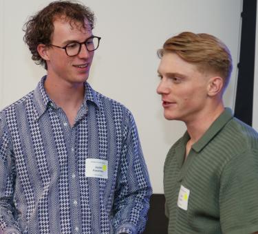 CU Boulder students Jayden Kazantsev and Sam Jones