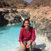 Alexis Templeton visits a "hyper-alkaline" spring in Oman where hydrogen gas bubbles up to the surface