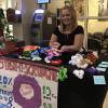 maddie freeman with stash-it scrunchie booth