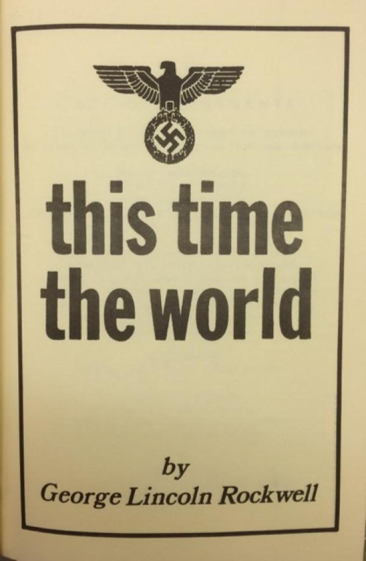 This Time the World