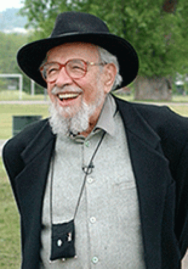 Rabbi Schachter-Shalomi in Denver, Colorado (2005). Photo credit: Edis Jurcys, 2005.