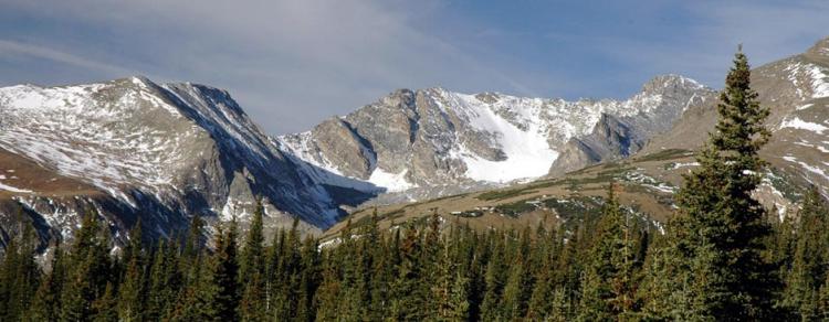 Mountain landscape around the CU Mountain Research Station