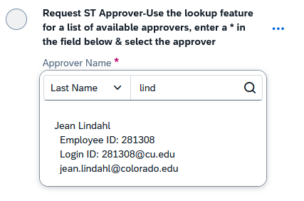 Screenshot in Concur interface of Approval flow adding an approver..