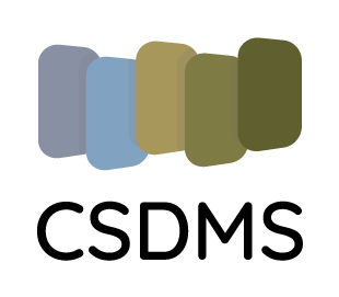 Logo for the Community Surface Dynamics Modeling System (CSDMS)