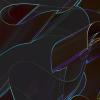 colored lines create vaguely 3-dimensional geometric waves against a dark background