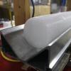 Close up image of a section of ice core from the WAIS Divide, Antarctica.  Eli Duke, Flickr and WikiMedia.