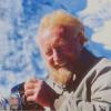 Jack D. Ives, montologist, taking photographs in the Pamirs with his medium format Hasselblad, 1993. Photo: Hortonio, CC BY-SA 4.0, via Wikimedia Commons