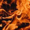 Closeup of a fire
