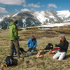 Researchers study the fall tundra in the Colorado alpine