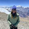 Spencer on the summit of Cerro El Plomo (17,795') in Central Chile.