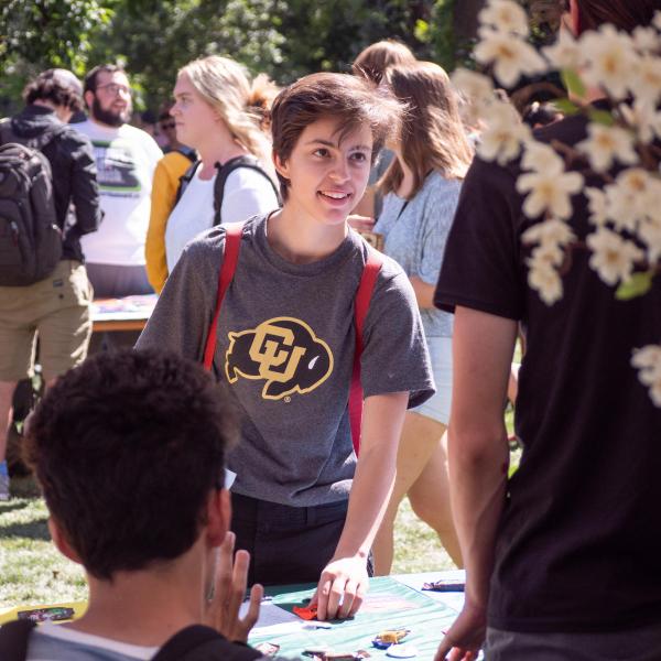 student at be involved fair