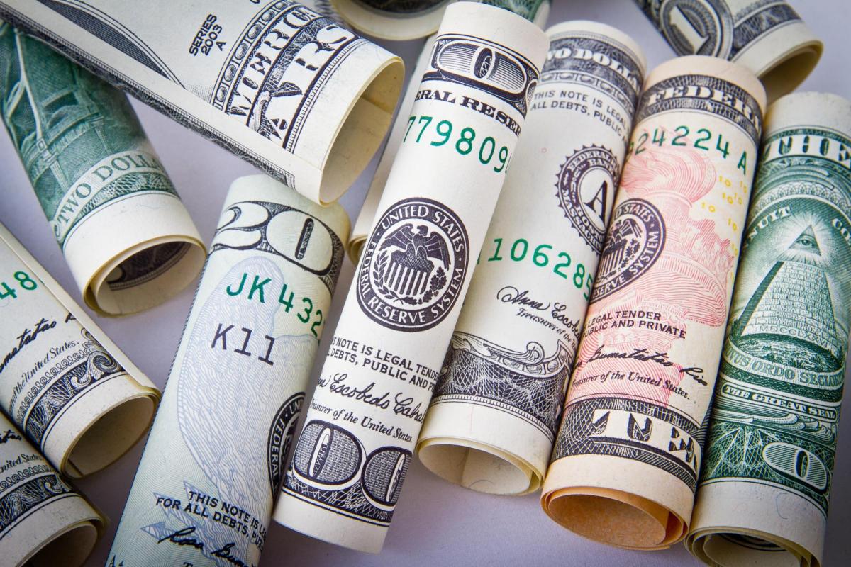 US dollar bills