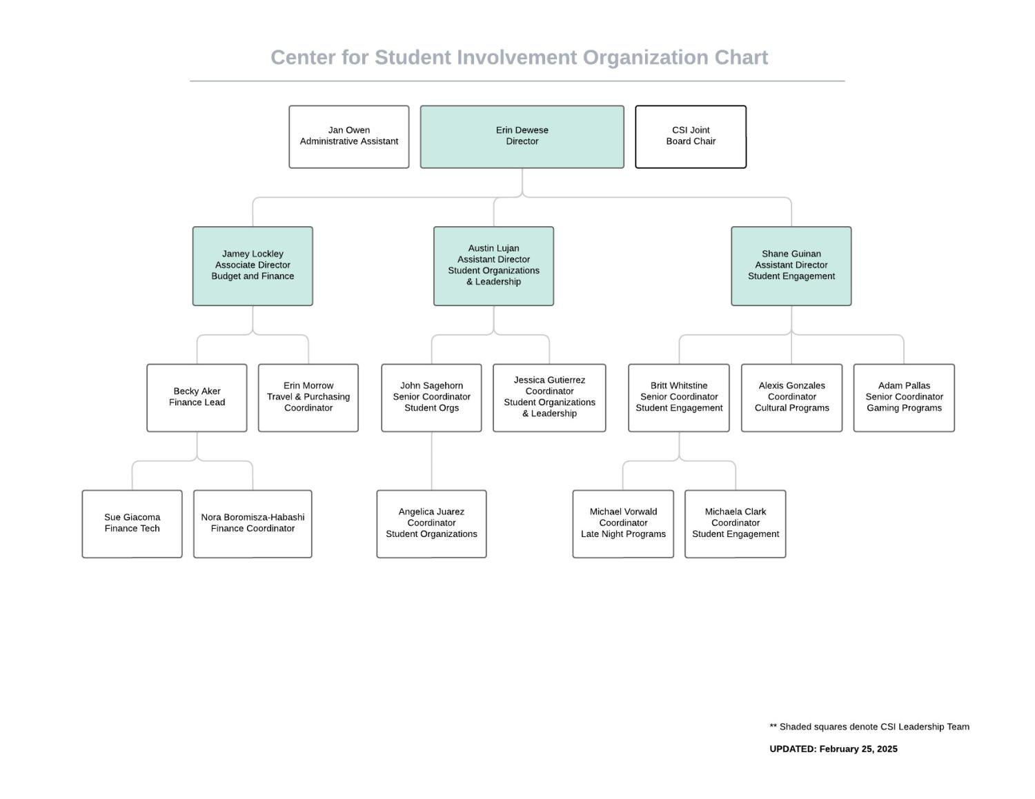 CSI Org Chart 2.25.25