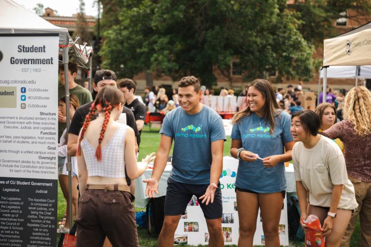 students at be involved fair