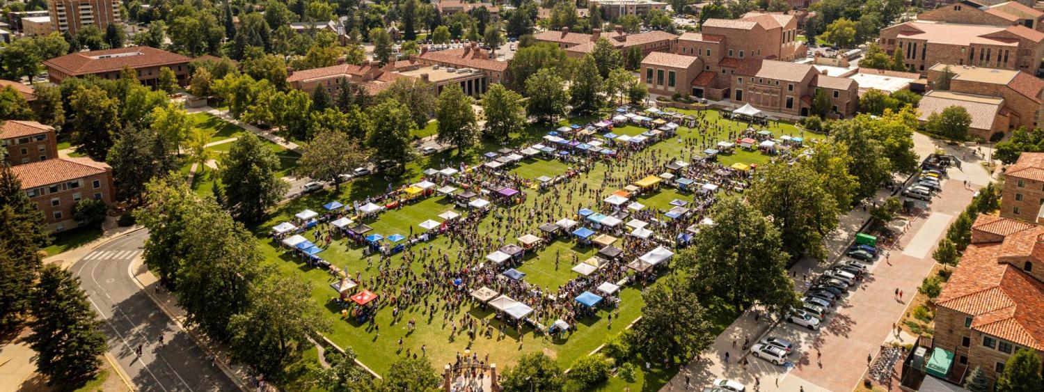 aerial view of be involved fair