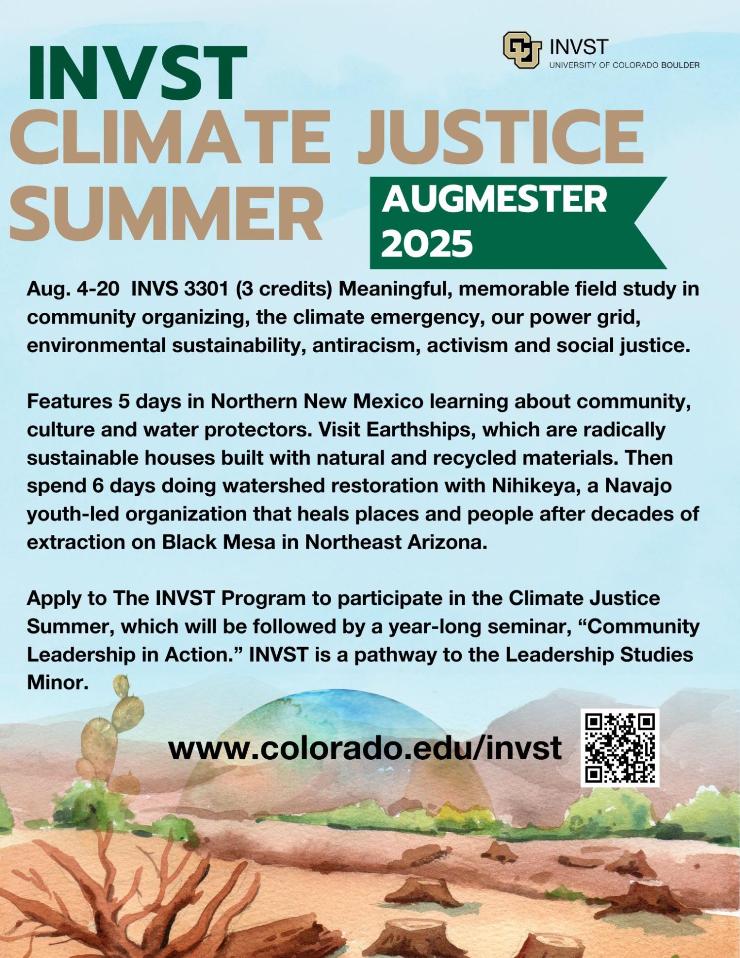 2025 Climate Justice Summer Flyer