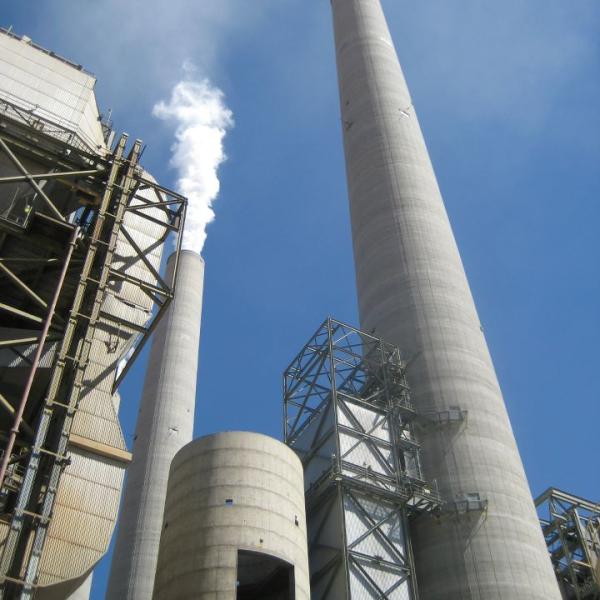 Steam exhaust towers